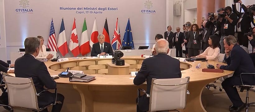 G7 a Capri intervento del vice premier Antonio Tajani